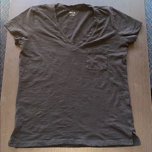 XS Black Pocket Tee